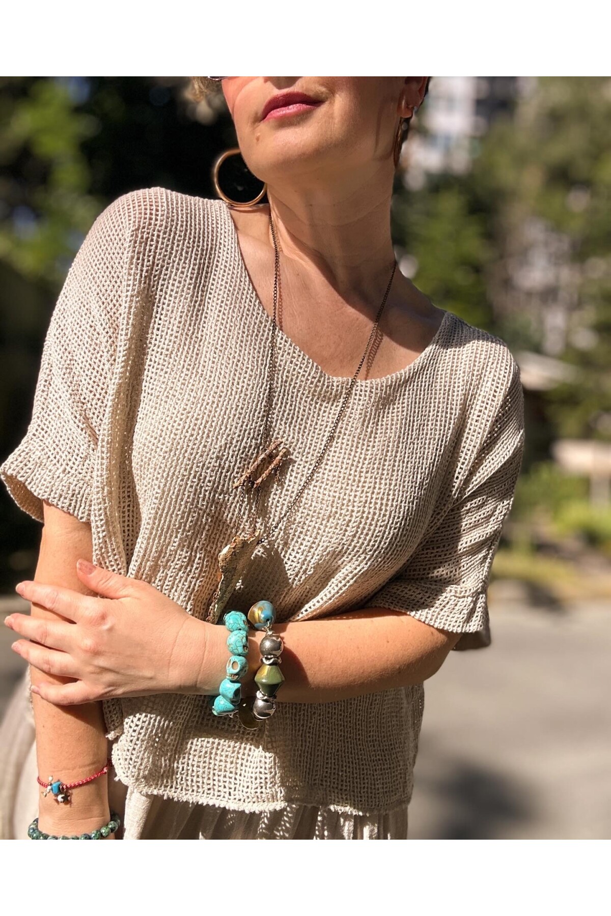 Abitare İtalyan Fisto File Detay Vip Elbise Bej