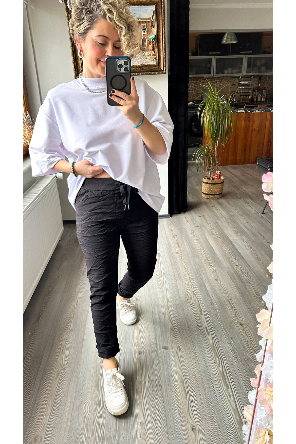 Nino İtalyan Sihirli Pantolon Siyah