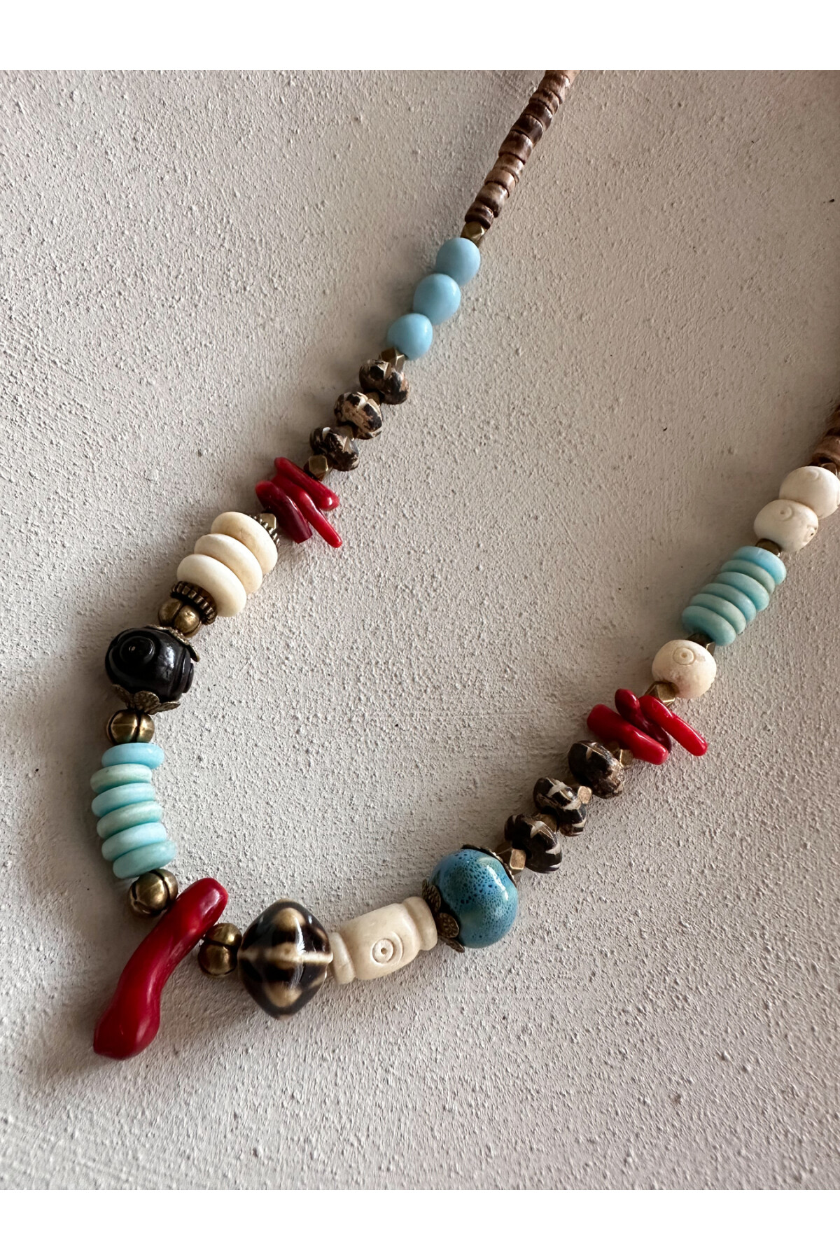 Carry Doğal Taş Etnik Kolye