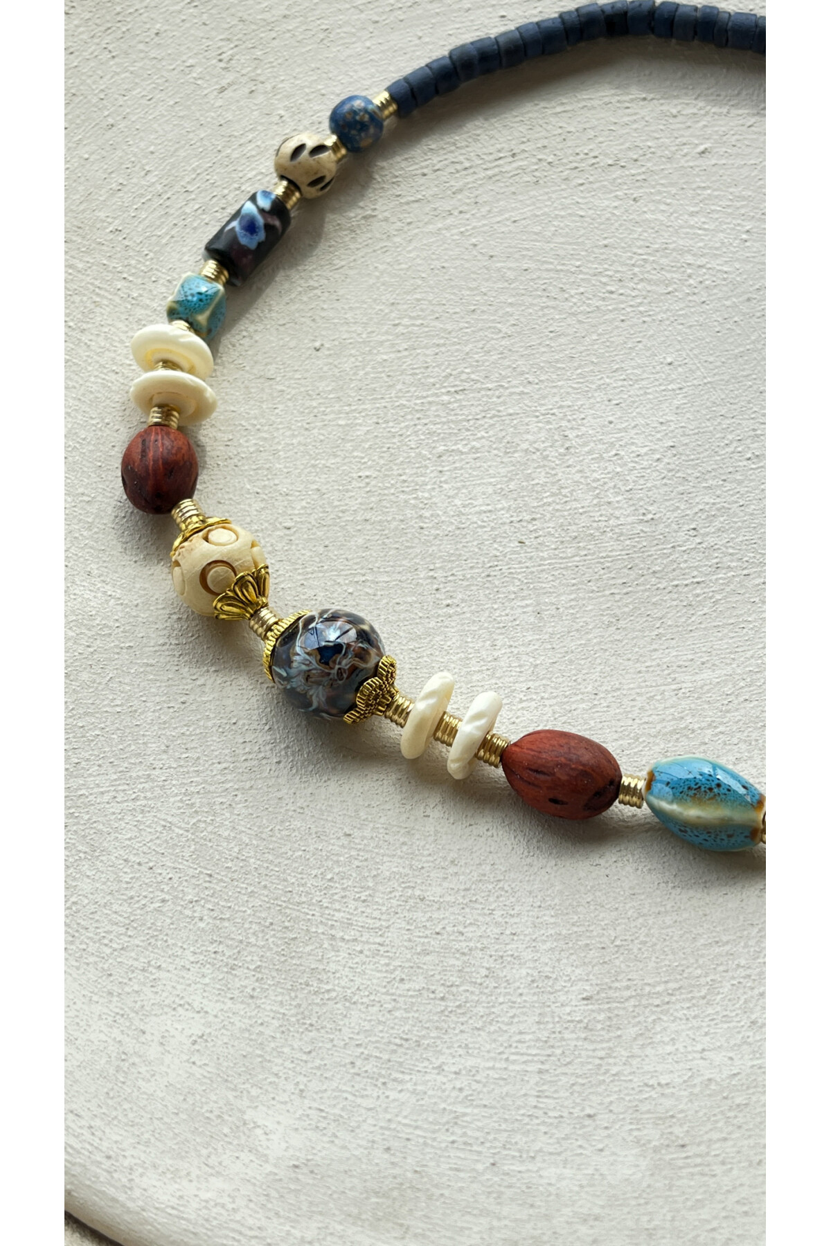 Rapid Doğal Taş Etnik Kolye