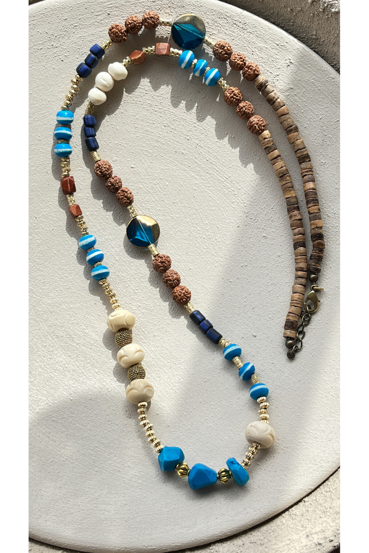 Rify Doğal Taş Etnik Kolye