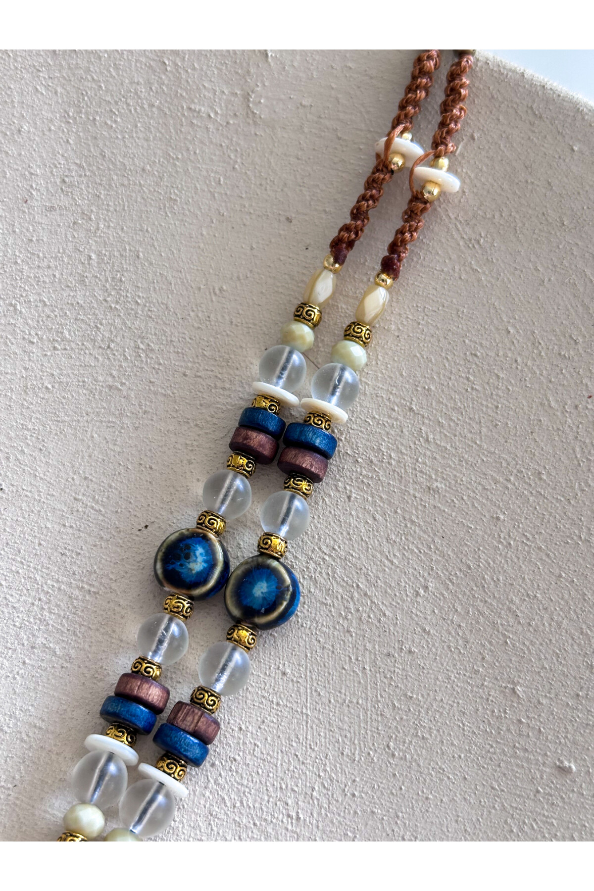 Sinni Doğal Taş Etnik Kolye