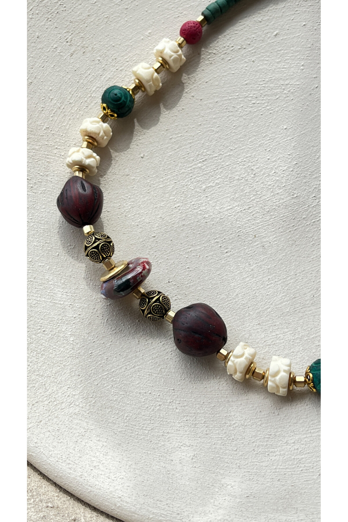 Tolle Doğal Taş Etnik Kolye