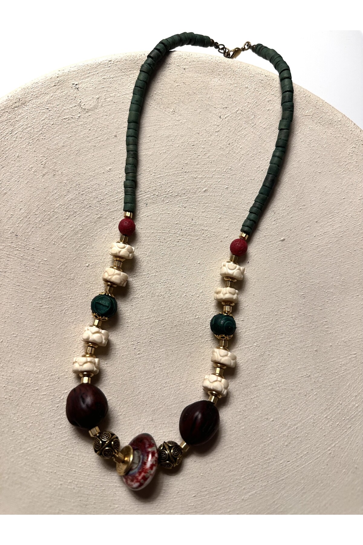 Tolle Doğal Taş Etnik Kolye