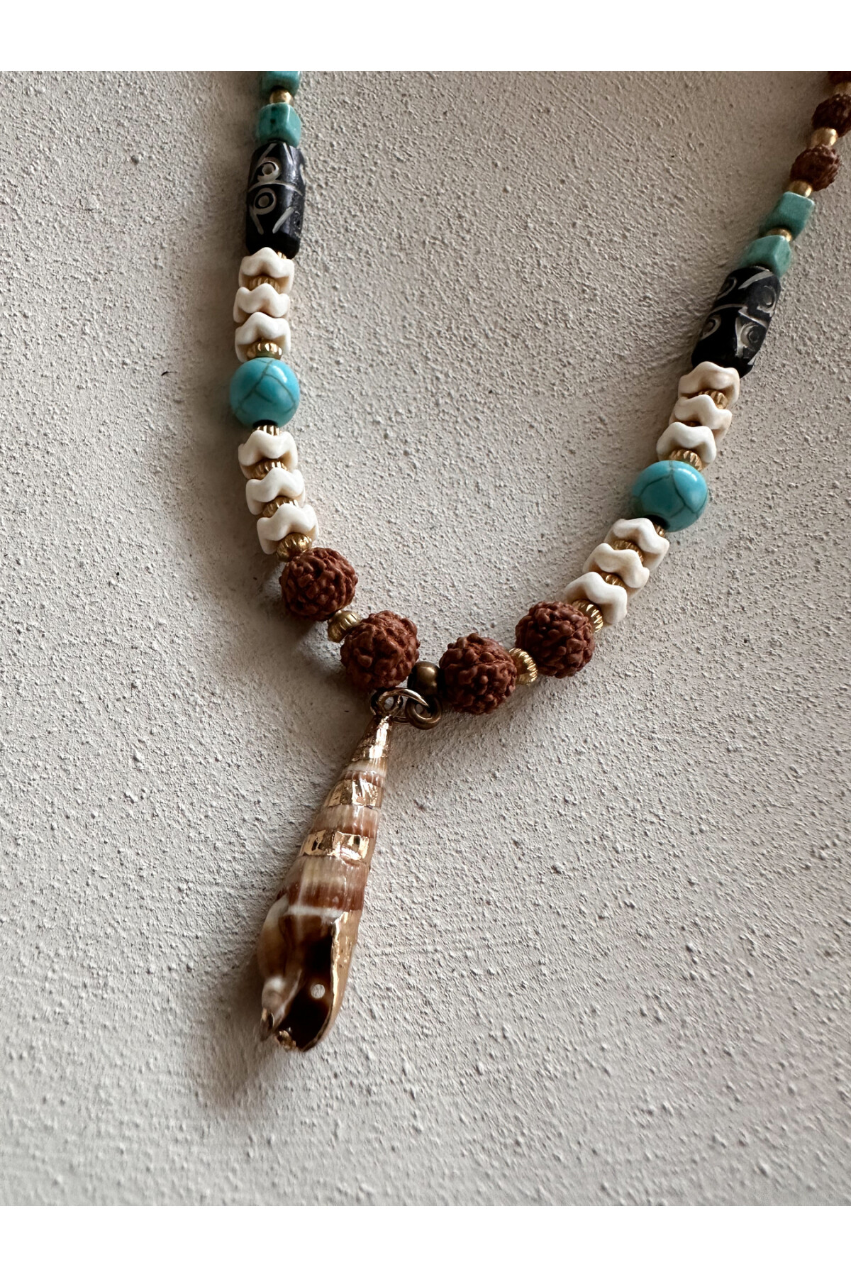 Trink Doğal Taş Etnik Kolye