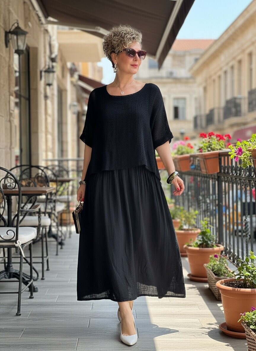 Abitare İtalyan Fisto File Detay Vip Elbise Siyah