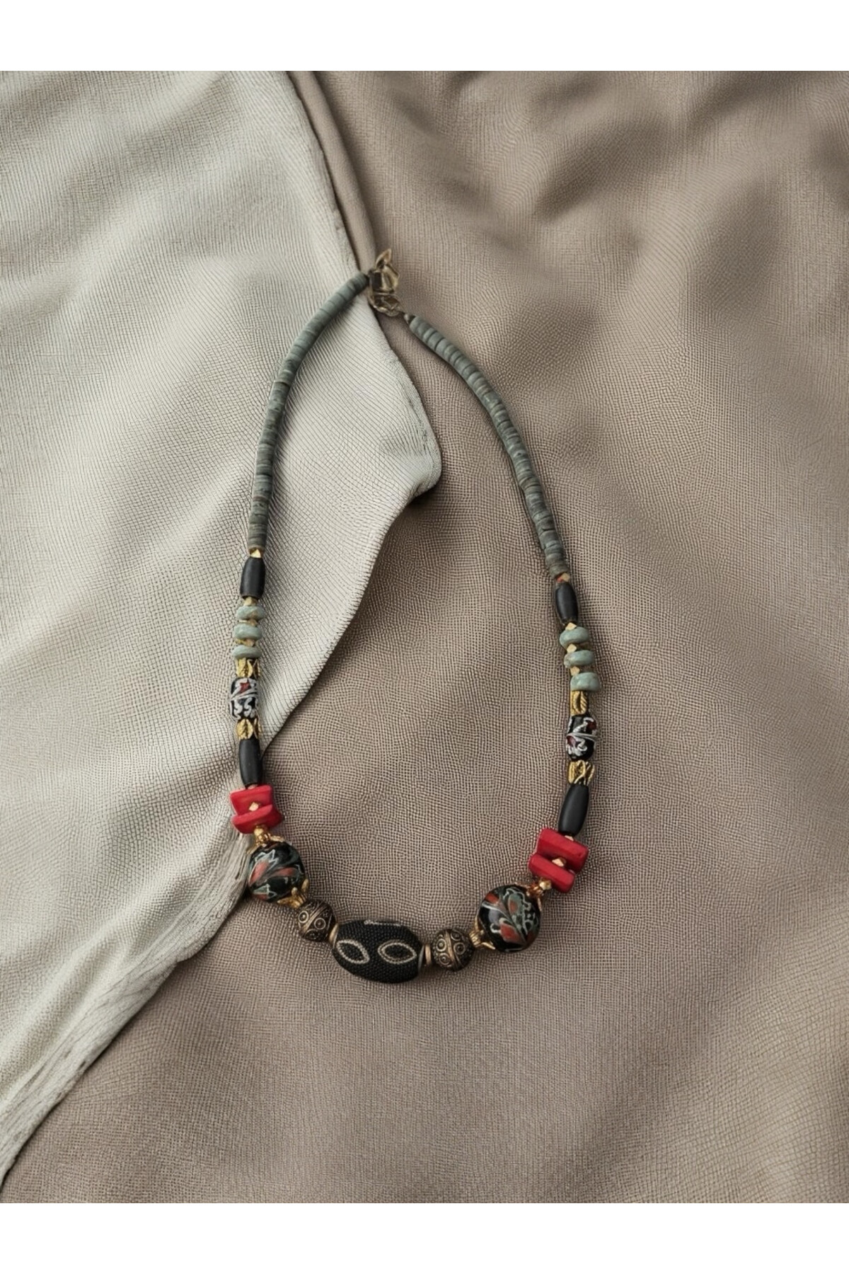 Bellora Etnik Doğal Taş Kolye