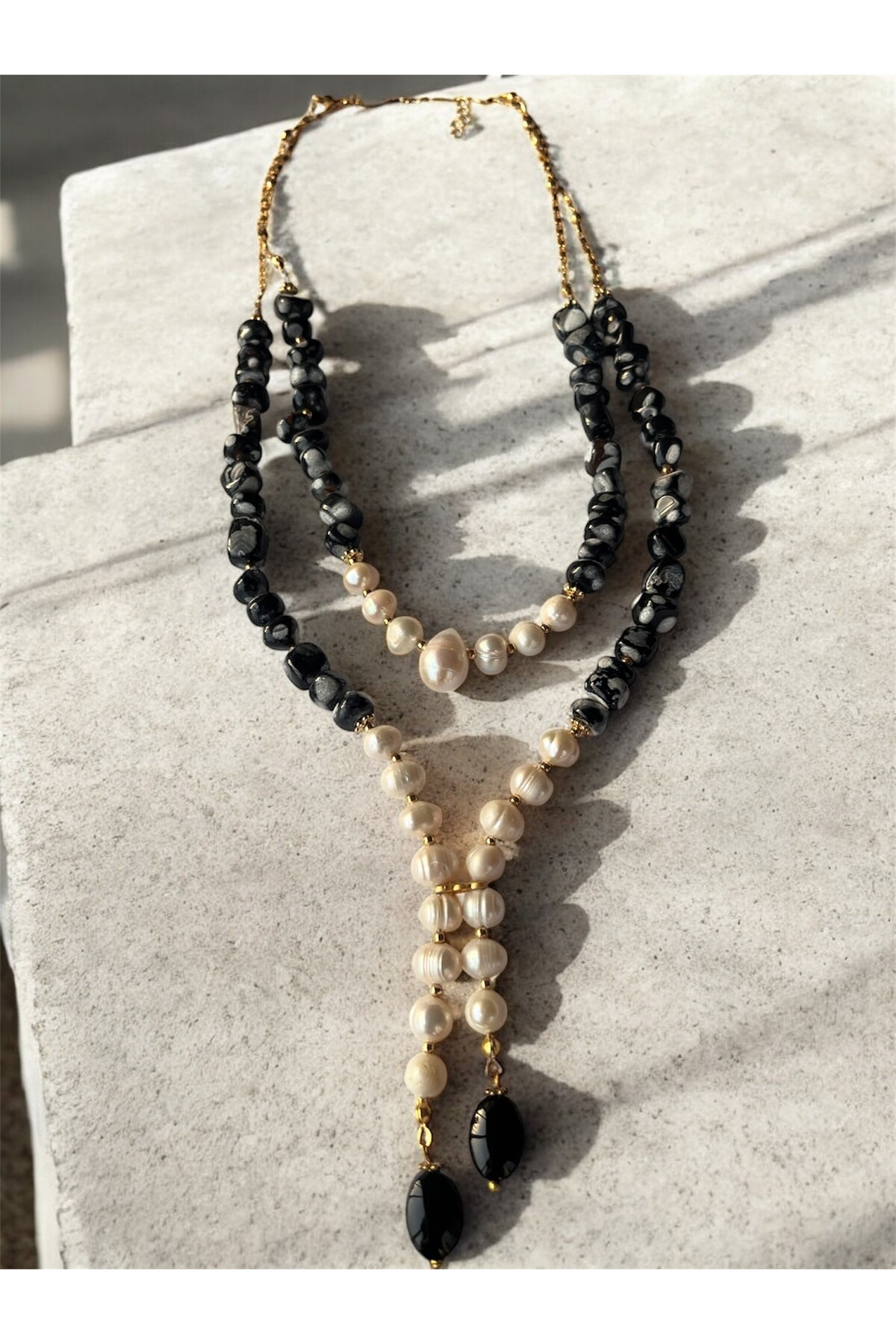 Celest VIP Doğal Taş Kolye