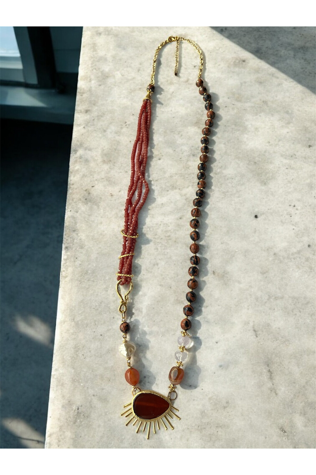 Elena VIP Doğal Taş Kolye