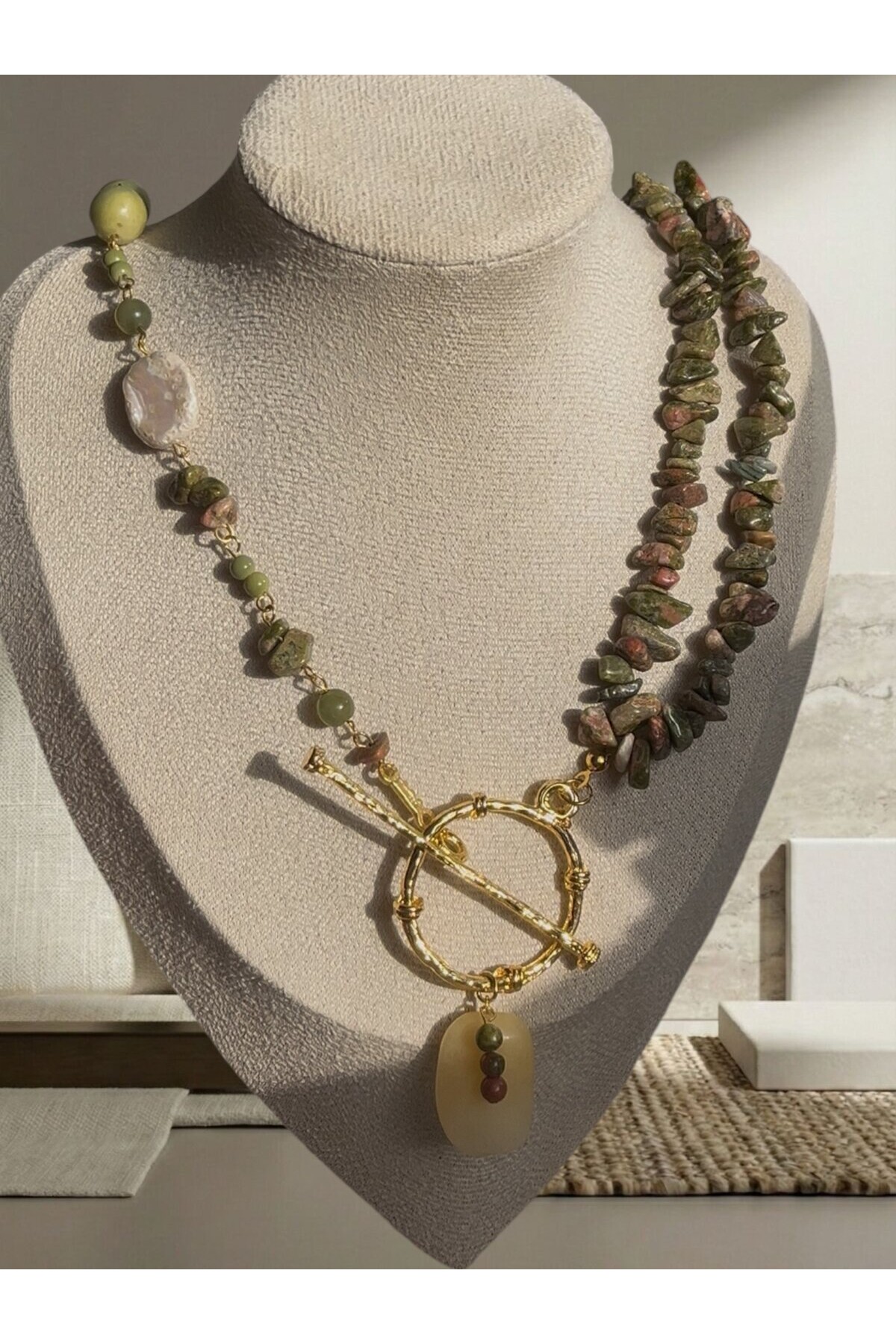 Kıla VIP Doğal Taş Kolye