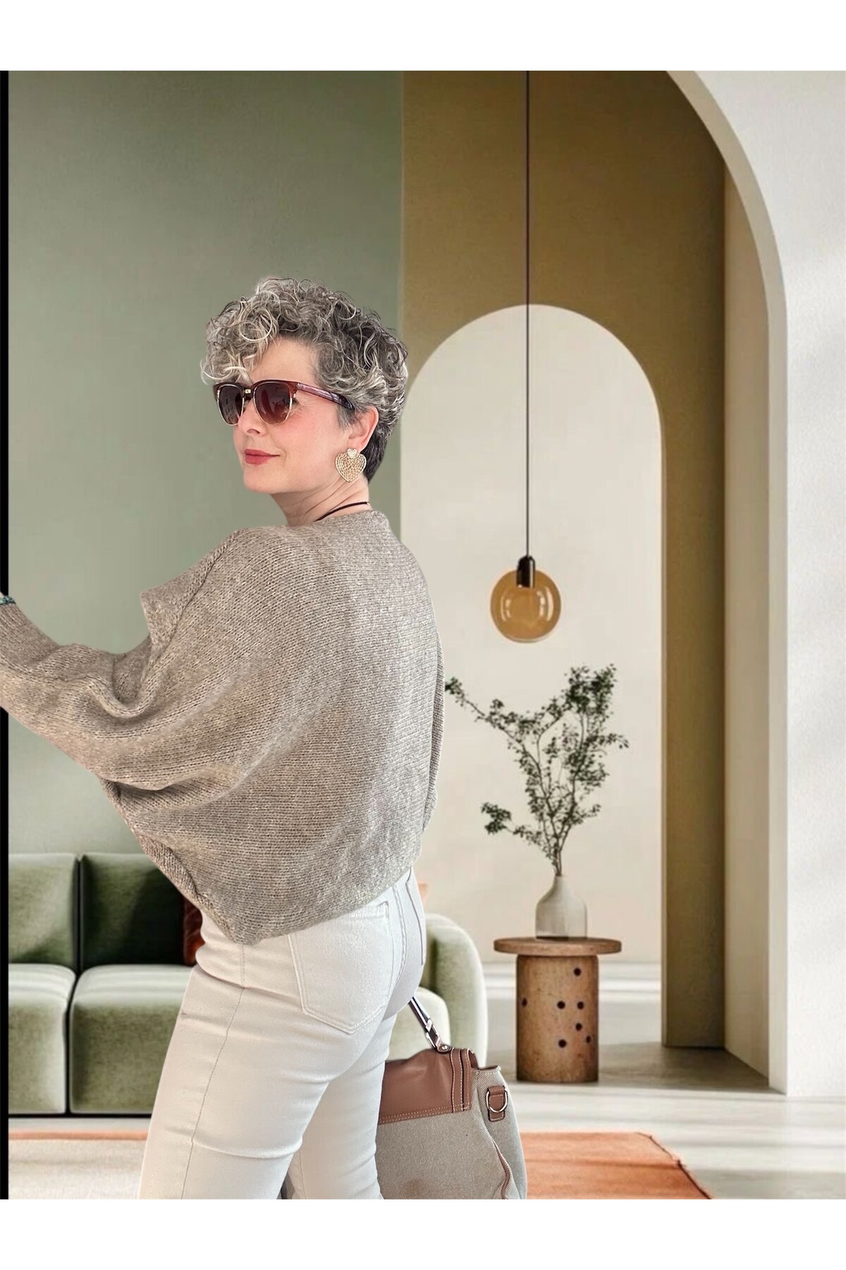 Lasso Tasarım Çapraz Triko Vizon