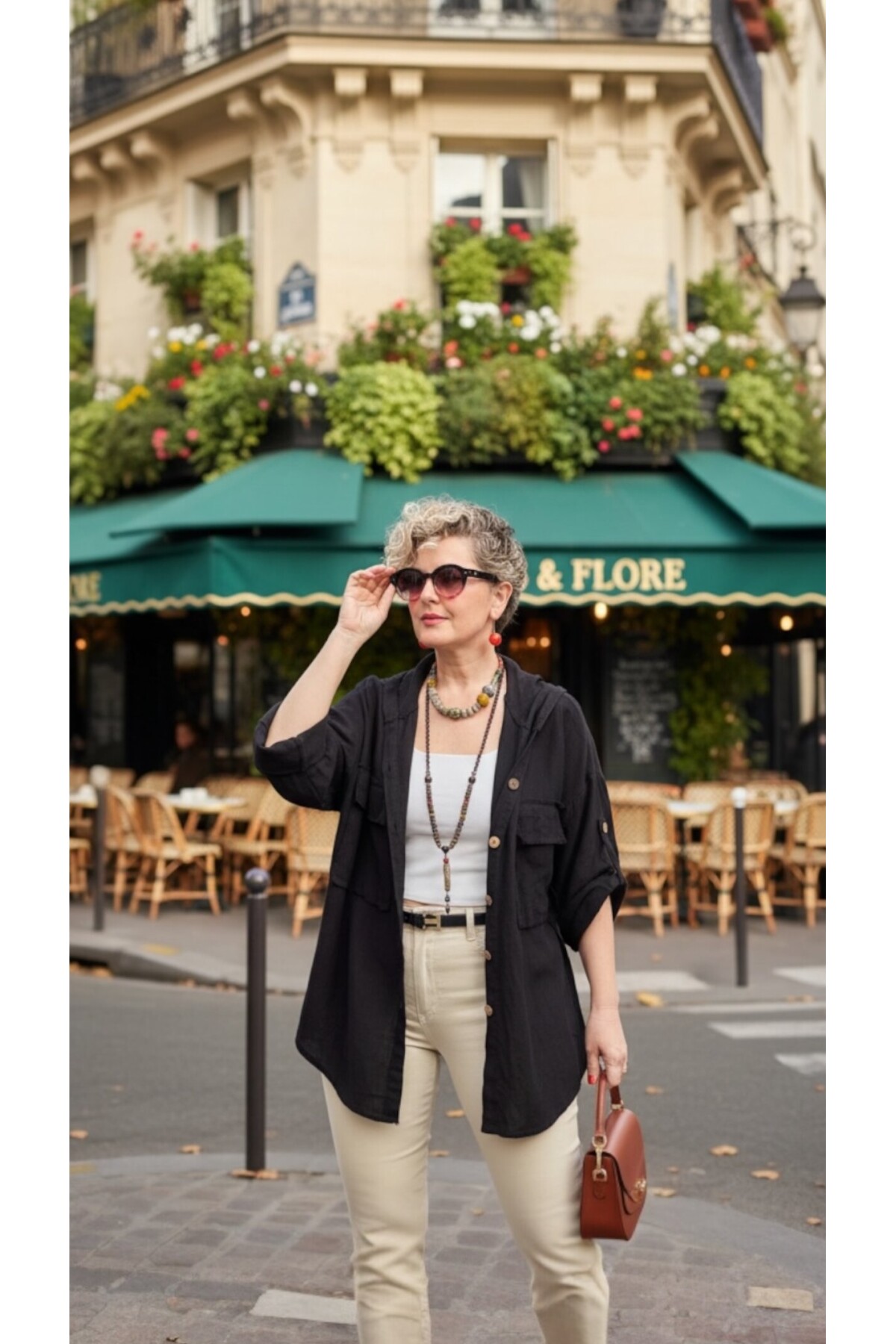 Lolly Vintage Kapşonlu Gömlek Ceket Siyah