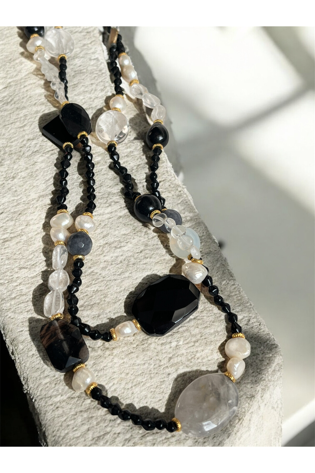 Melina VIP Doğal Taş Kolye