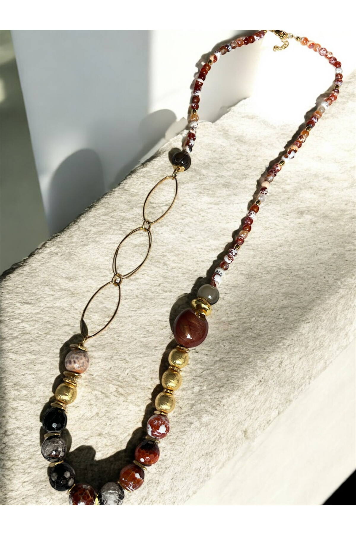 Lupsila VIP Doğal Taş Kolye