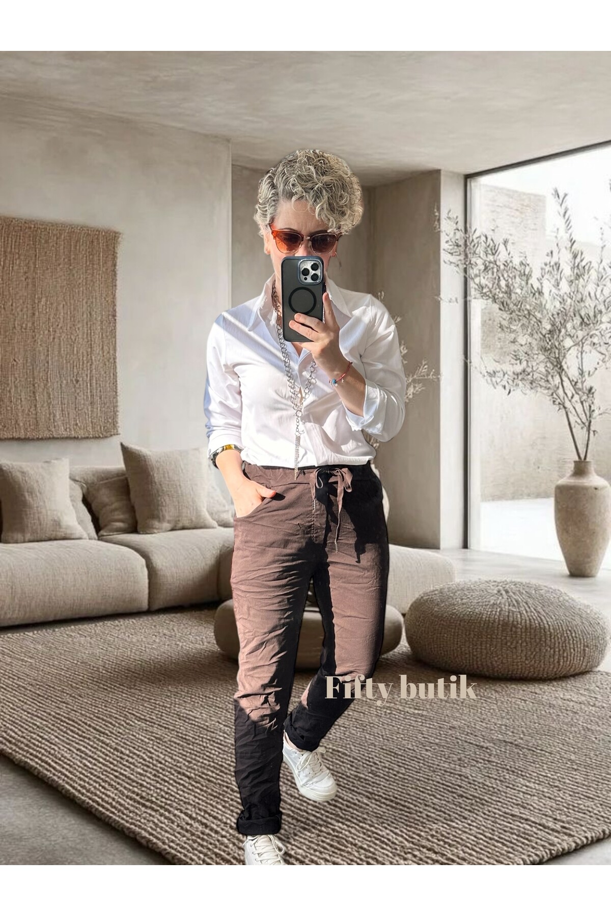 Nino İtalyan Sihirli Pantolon Acı Kahve