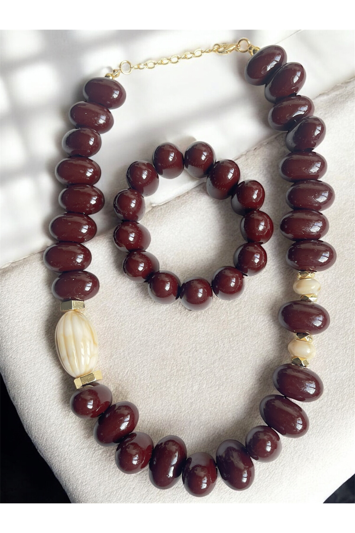 Patsha Bileklikli Çoklu Kolye