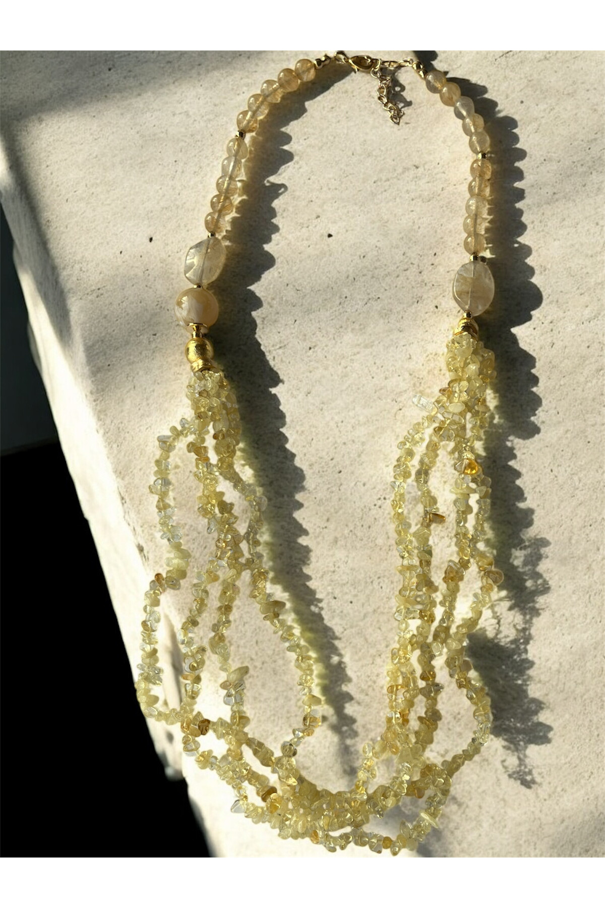 Selece VIP Doğal Taş Kolye