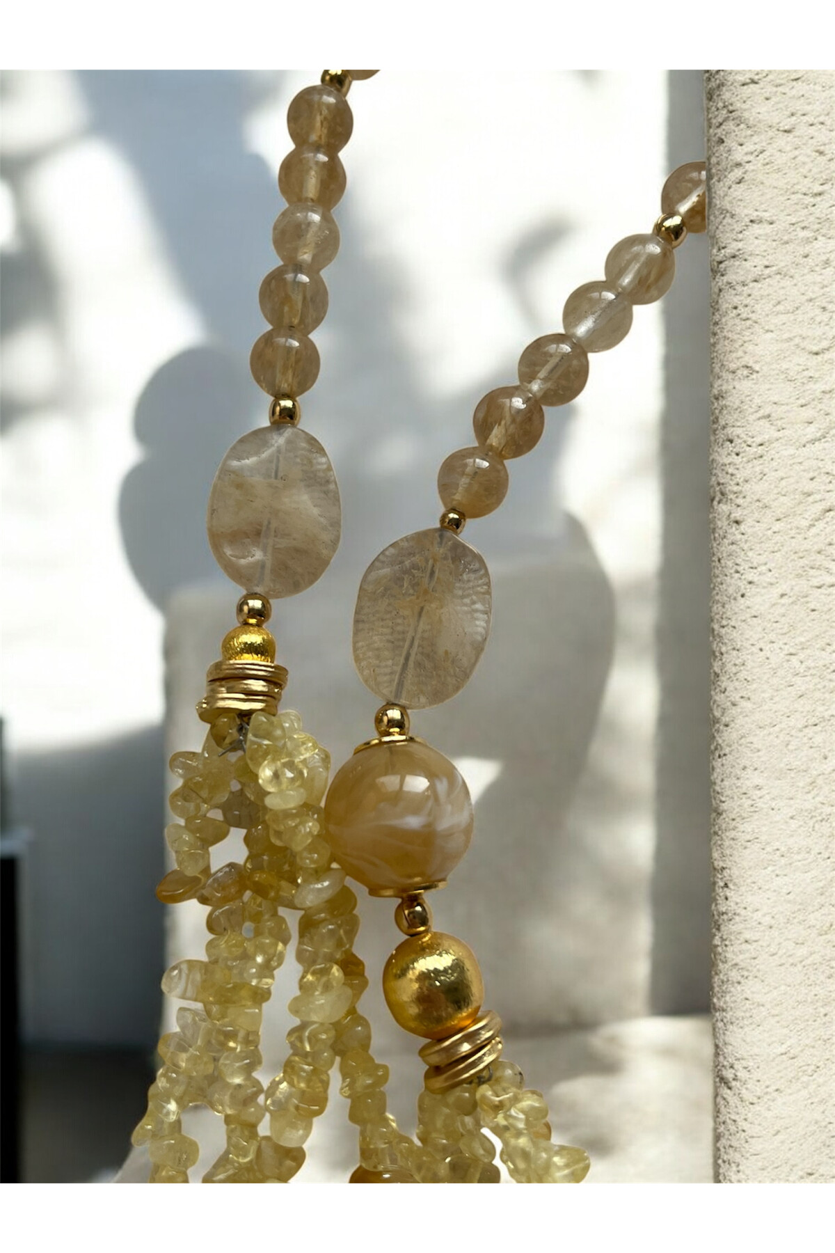 Selece VIP Doğal Taş Kolye