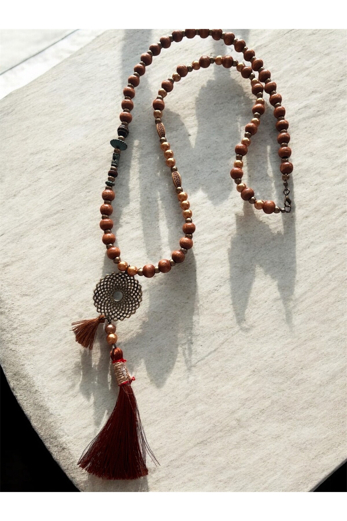 Sıslo Tahta Tasarım Kolye