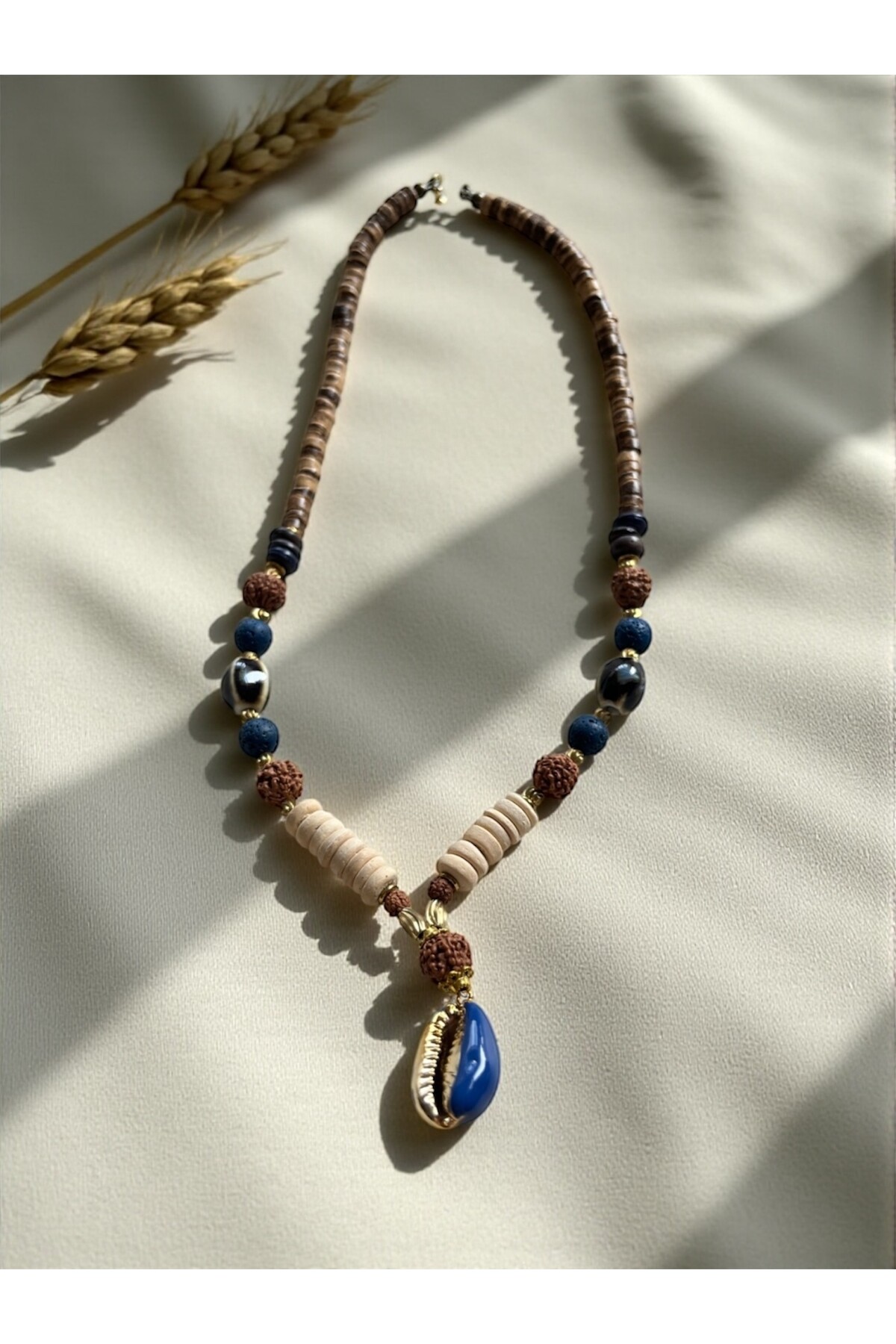 Zint Doğal Taş Botanik Ağaçlar Etnik Kolye