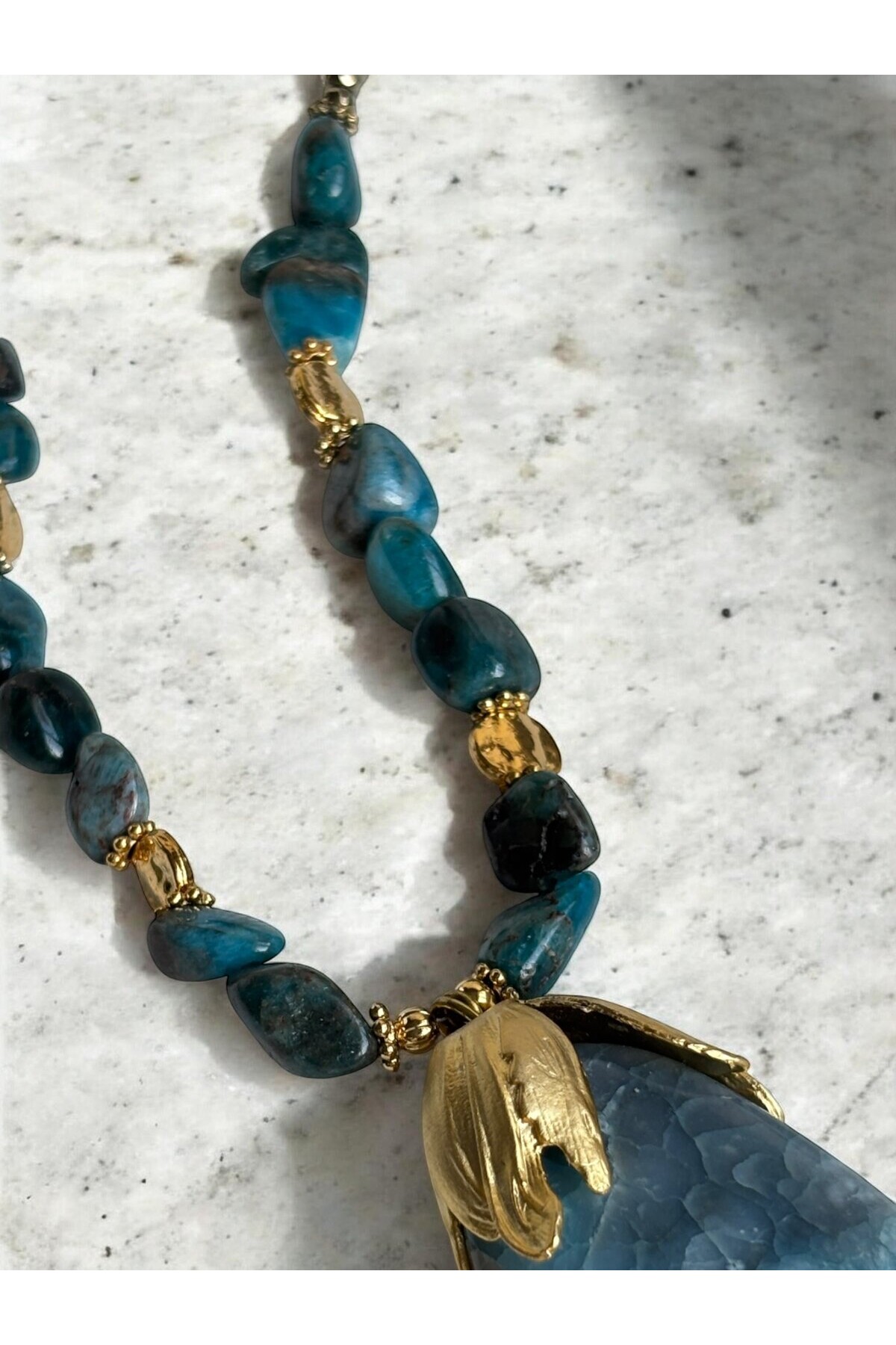 Milena VIP Doğal Taş Kolye