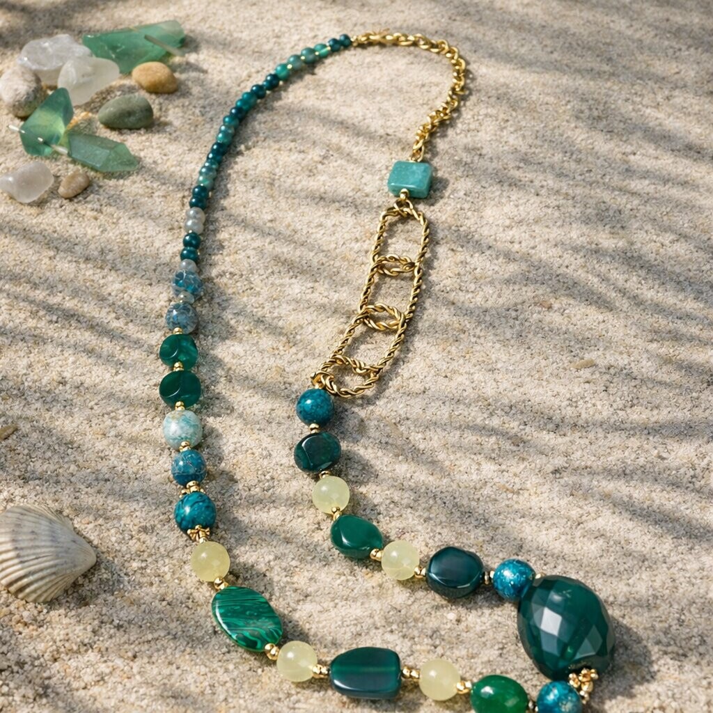 Ballas VIP Doğal Taş Kolye