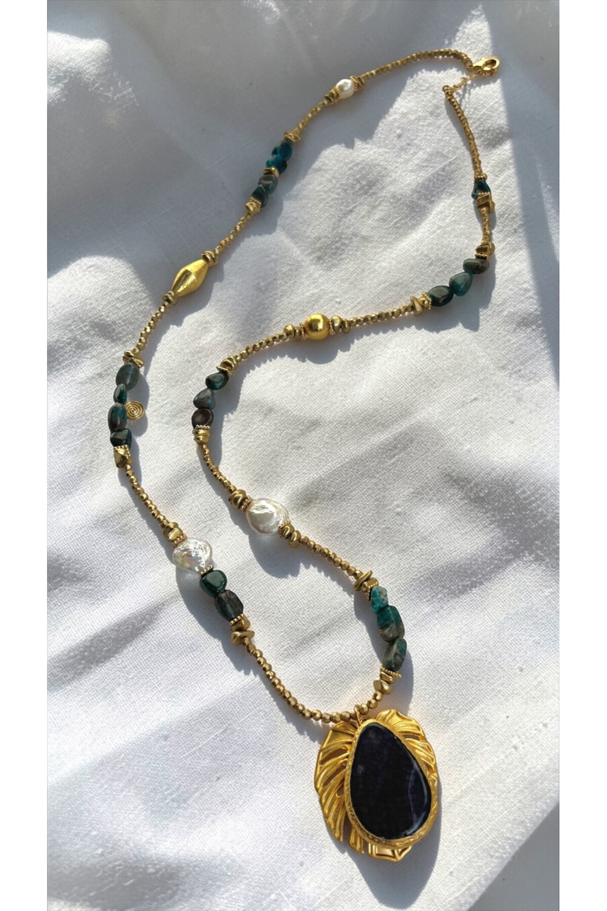 Ensana VIP Doğal Taş Kolye