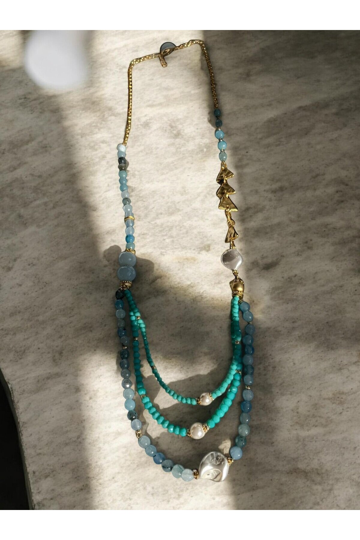 Lina VIP Doğal Taş Kolye