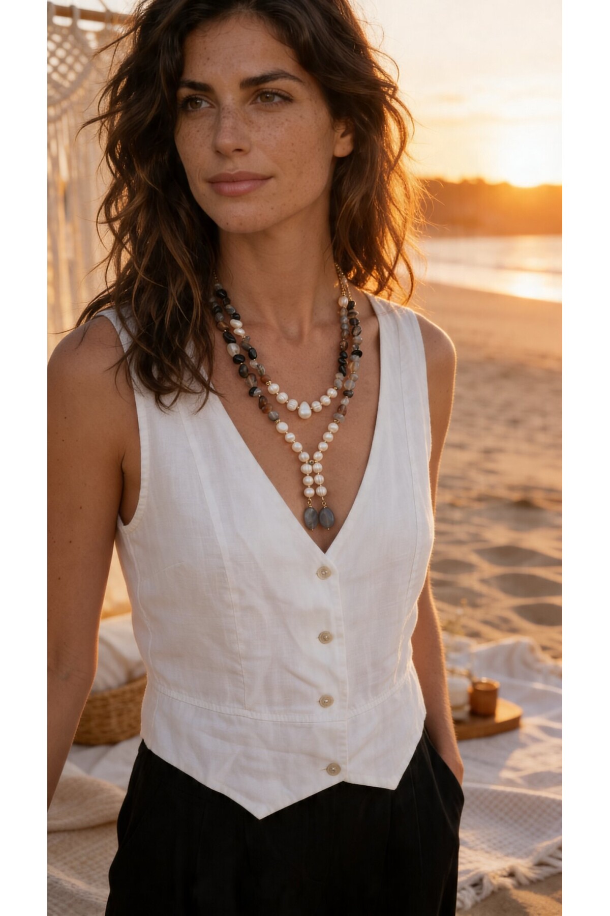 Lunarıa VIP Doğal Taş Kolye