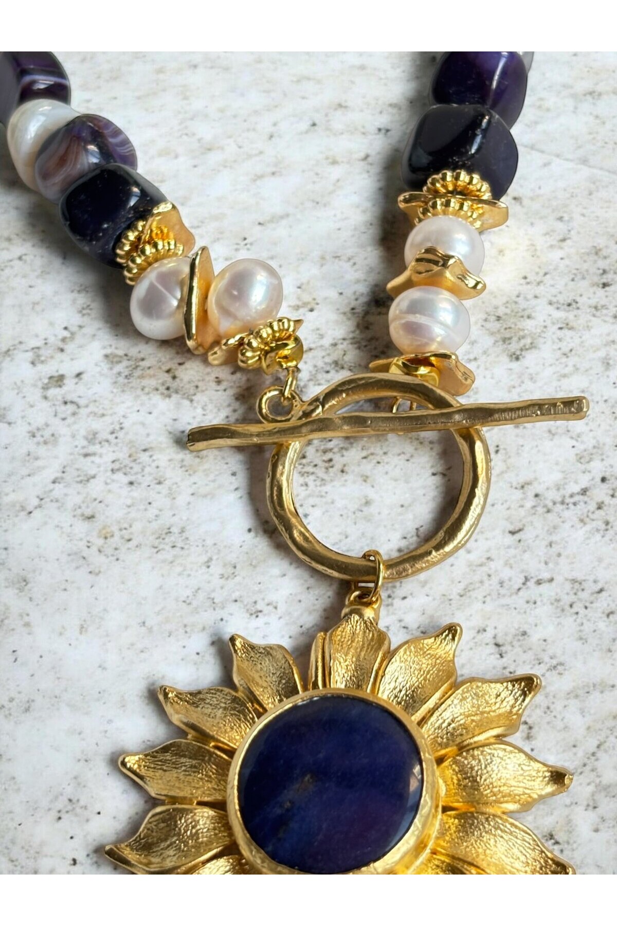 Moon VIP Doğal Taş Kolye