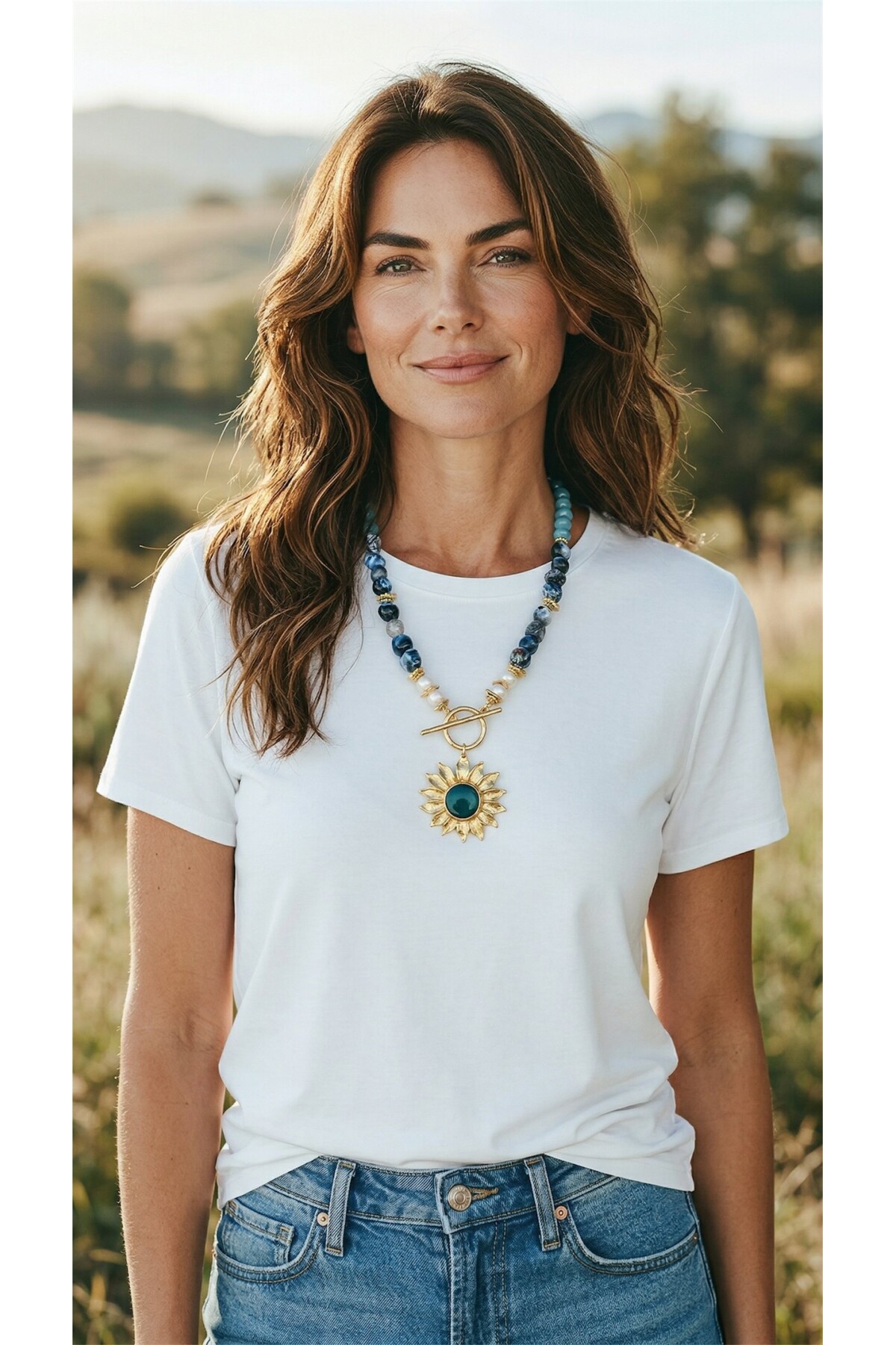 Moon VIP Doğal Taş Kolye