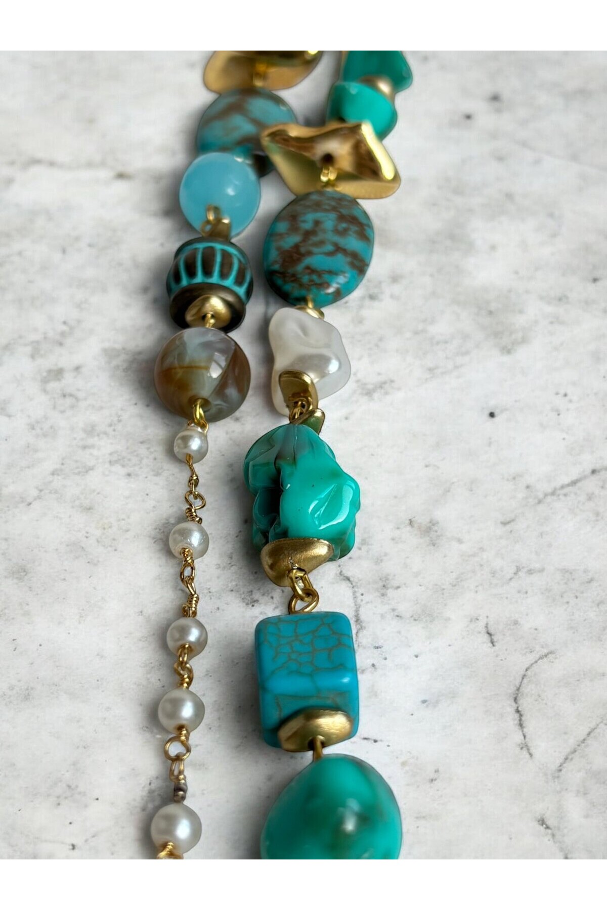 Pantonette VIP Doğal Taş Kolye