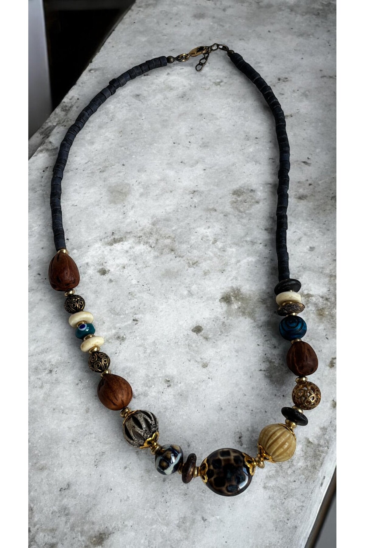 Pılen Doğal Taş Etnik Kolye