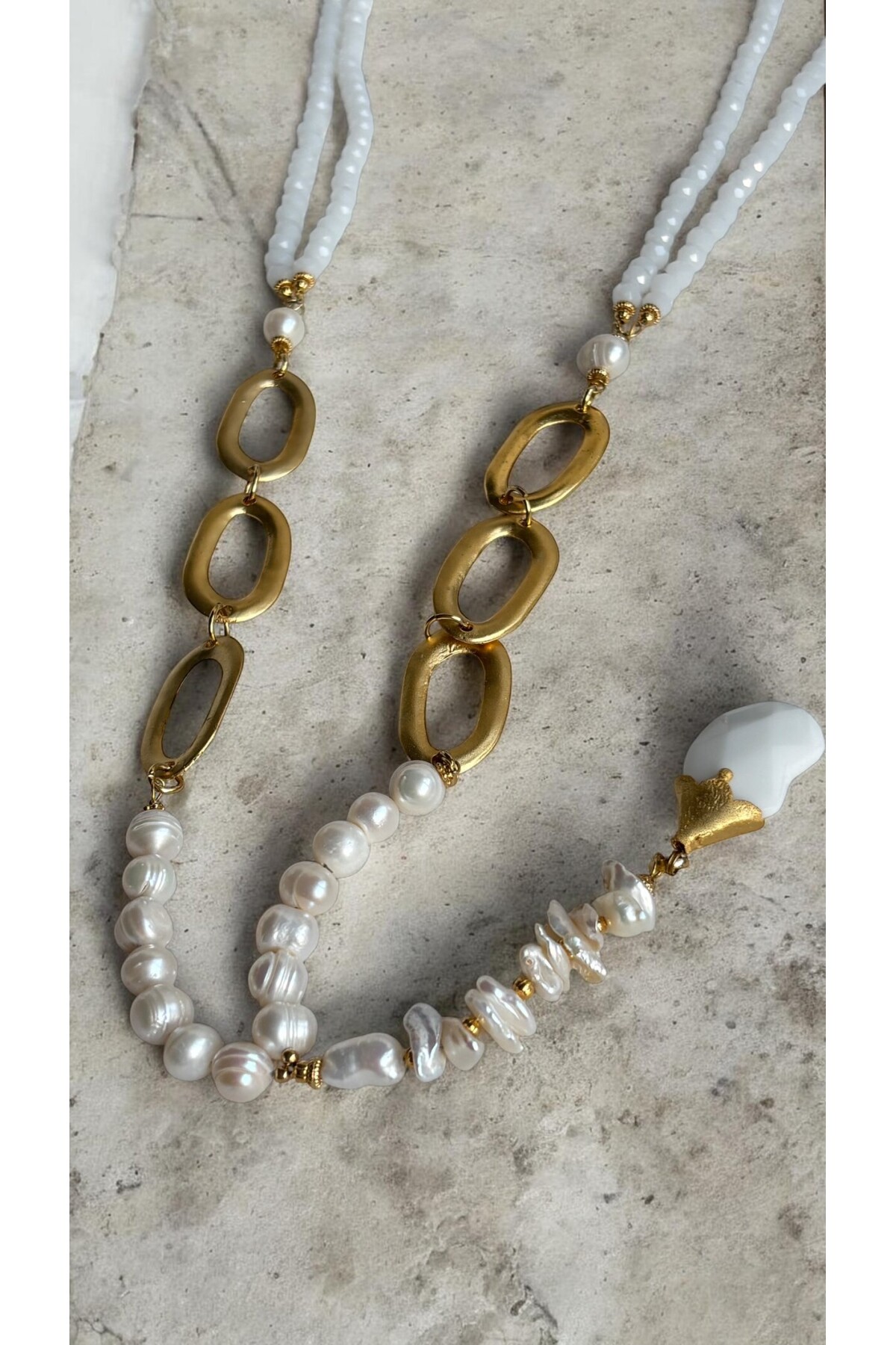 Rocky VIP Doğal Taş Kolye