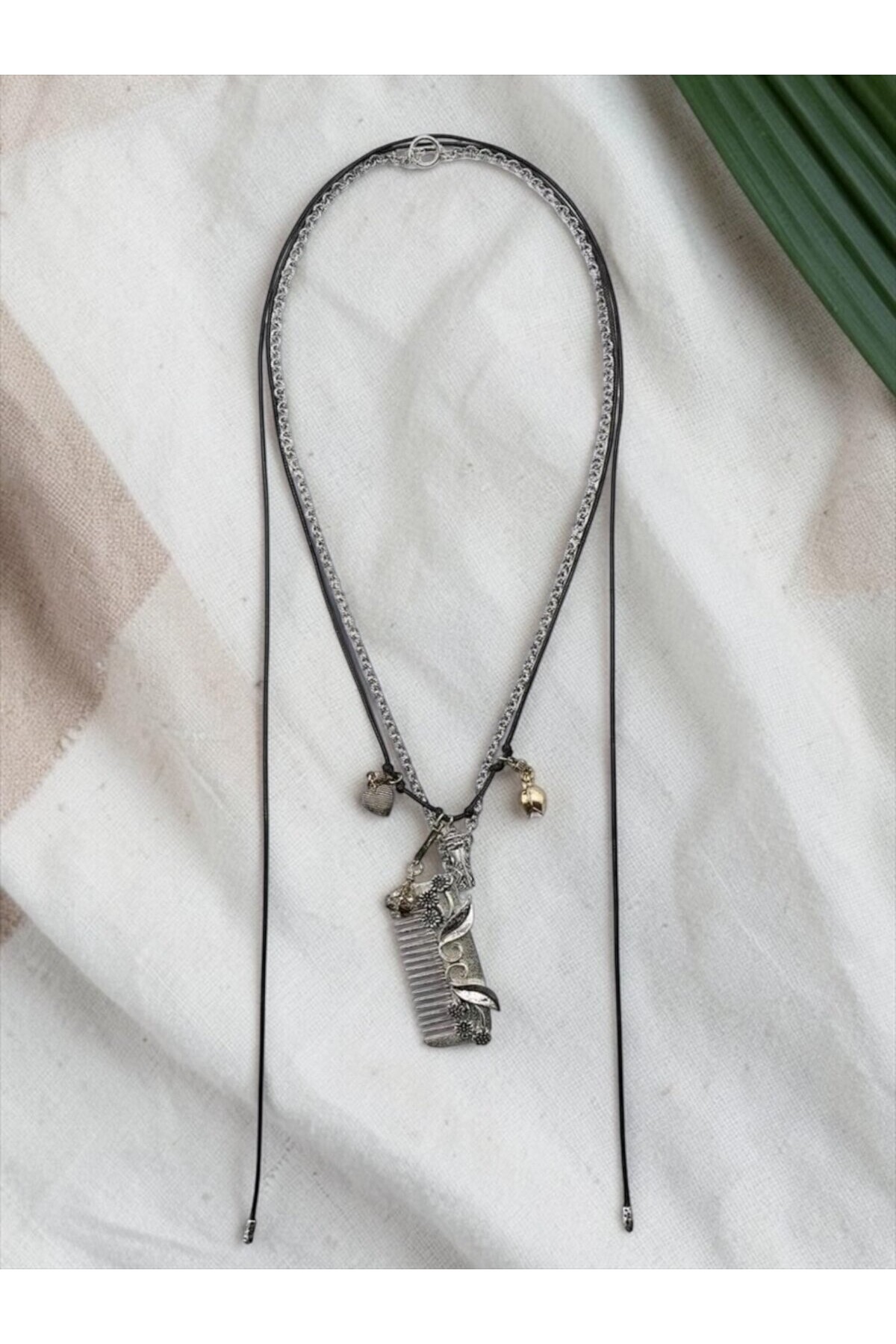 ZRA Modell Seliwi Çoklu Silver Gold  Kolye