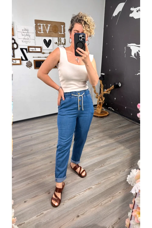 Weto Premium Tencel Kot Pantolon