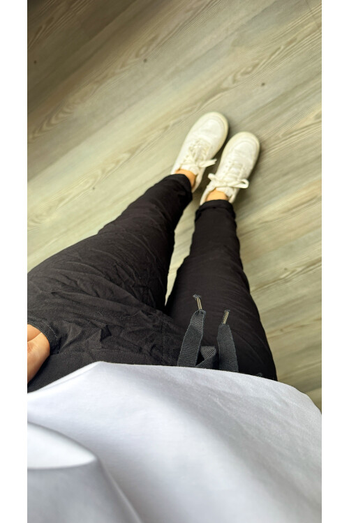 Nino İtalyan Sihirli Pantolon Siyah