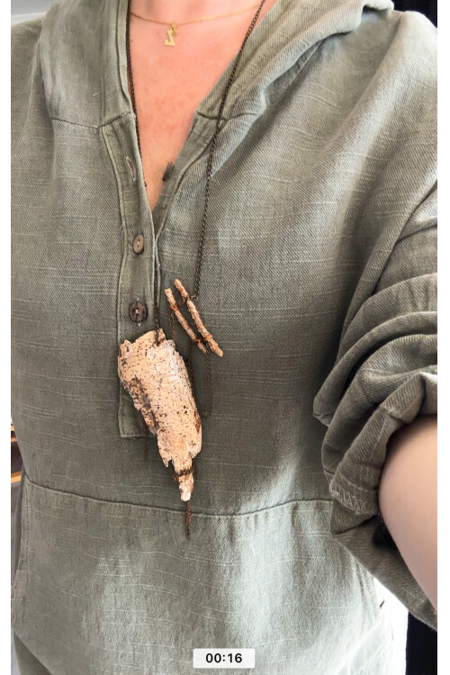 Toby Tasarım Kanguru Cep Kapşon Detay Bluz Haki