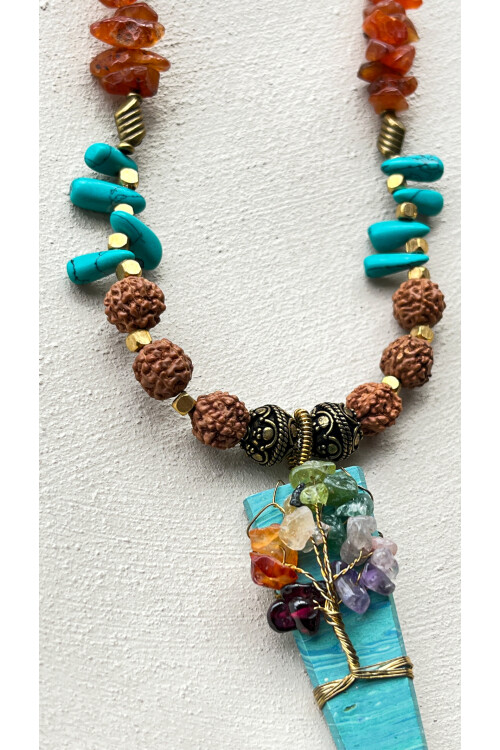 Edge Doğal Taş Etnik Kolye