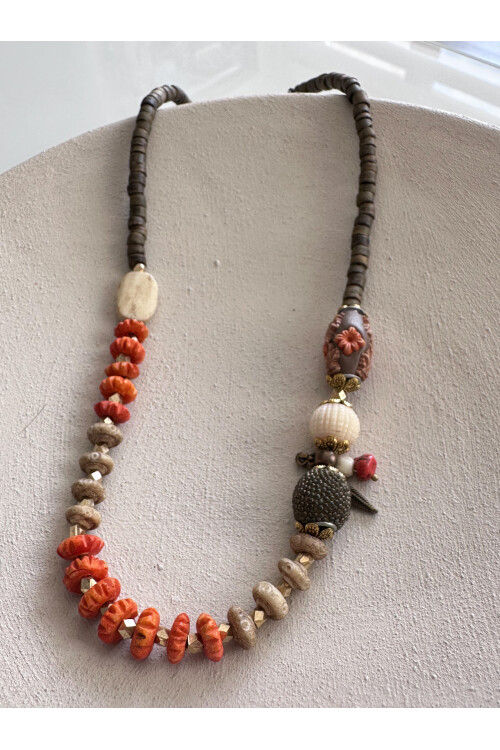 Lokki Doğal Taş Etnik Kolye