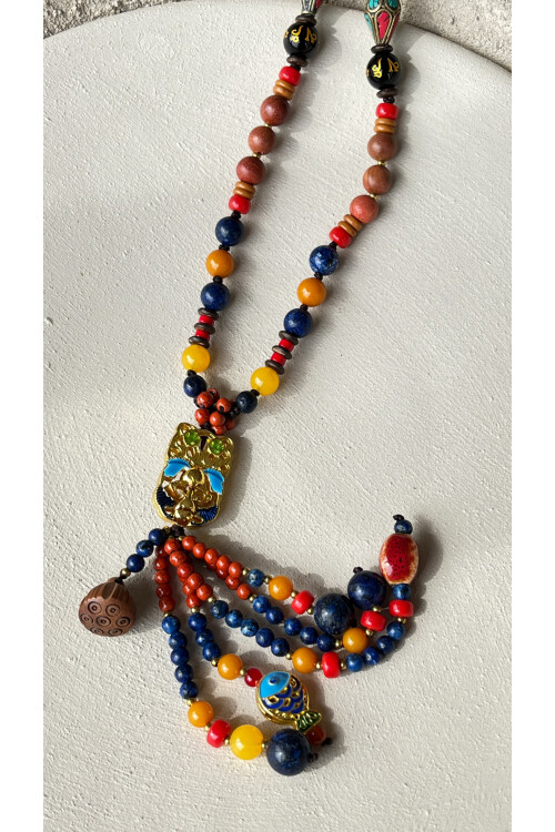 Muse Doğal Taş Etnik Kolye