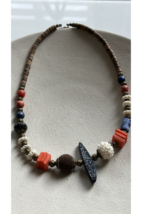 Ponti Doğal Taş Hint Kolye