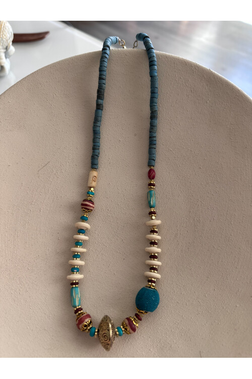 Silyam Doğal Taş Etnik Kolye