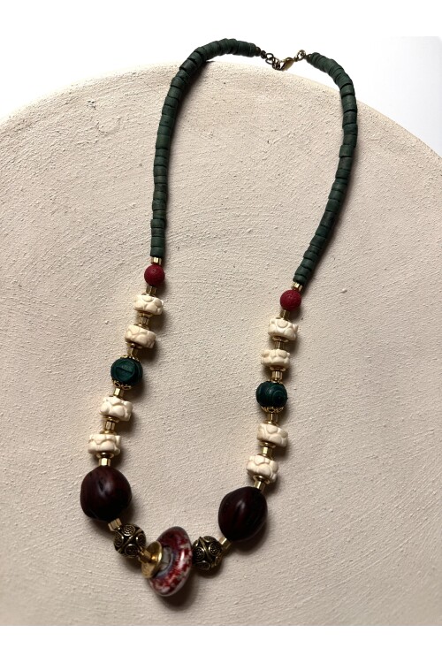 Tolle Doğal Taş Etnik Kolye