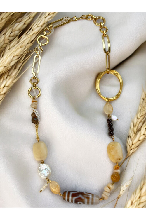 Aliss VIP Doğal Taş Kolye