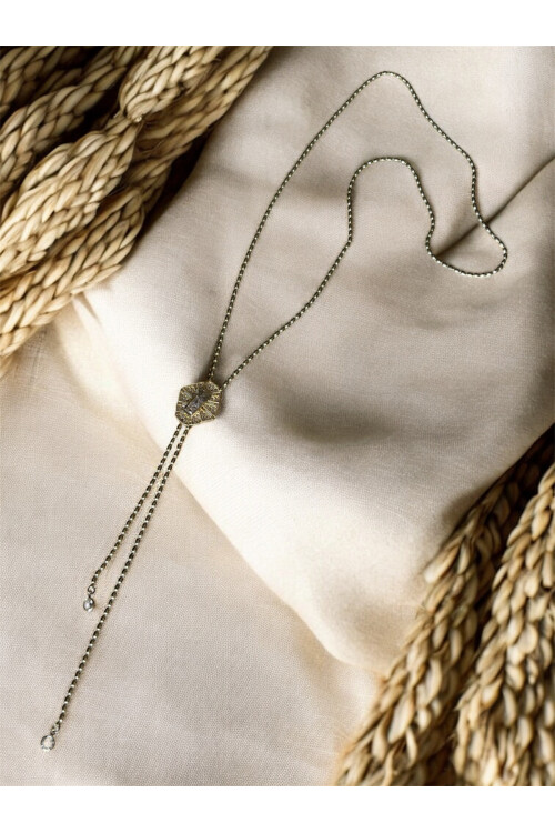 Anka Asansörlü Çelik  Kolye