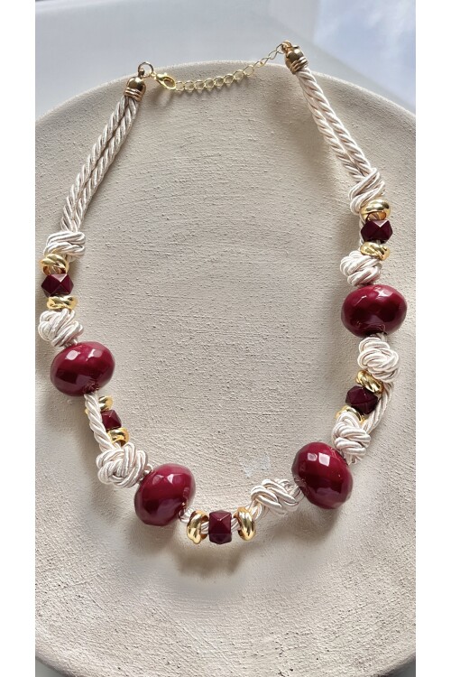 Belora Hasır İp Detay Kolye