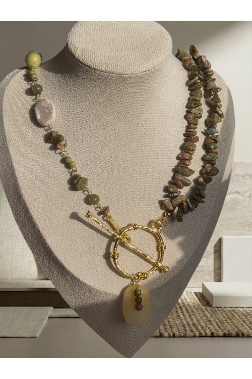 Kıla VIP Doğal Taş Kolye