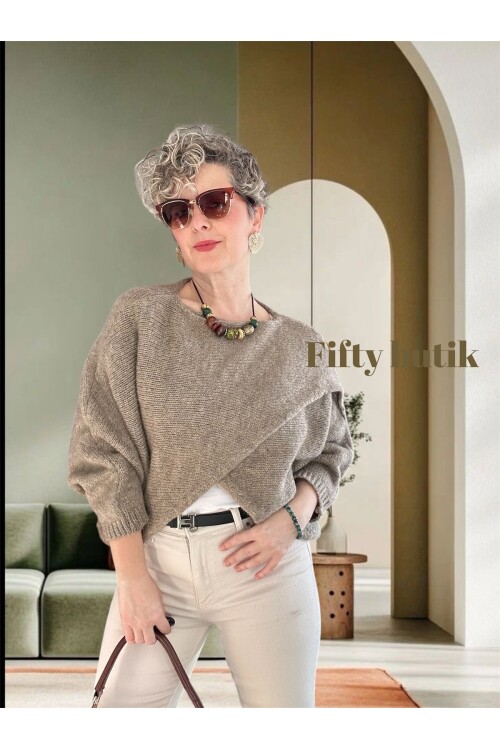 Lasso Tasarım Çapraz Triko Vizon