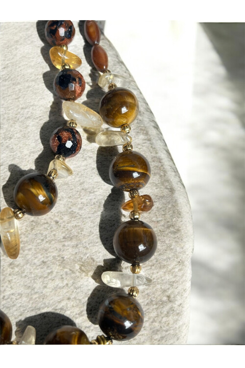 Locca VIP Doğal Taş Kolye